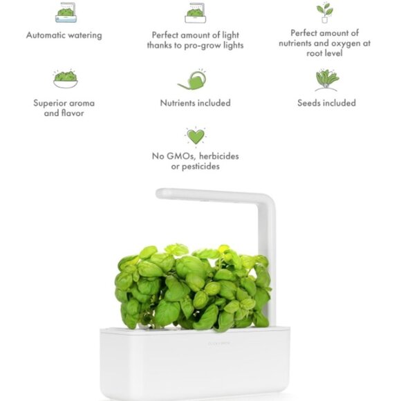 Indoor Herb Garden Kit with Grow Light - Picture 2 of 9